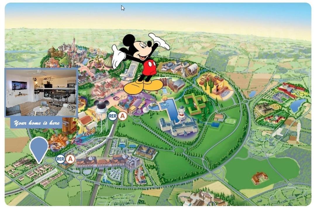 Myhomezen Montevrain Disneyland Val D'Europe - 3D Playstation 4 ภายนอก รูปภาพ